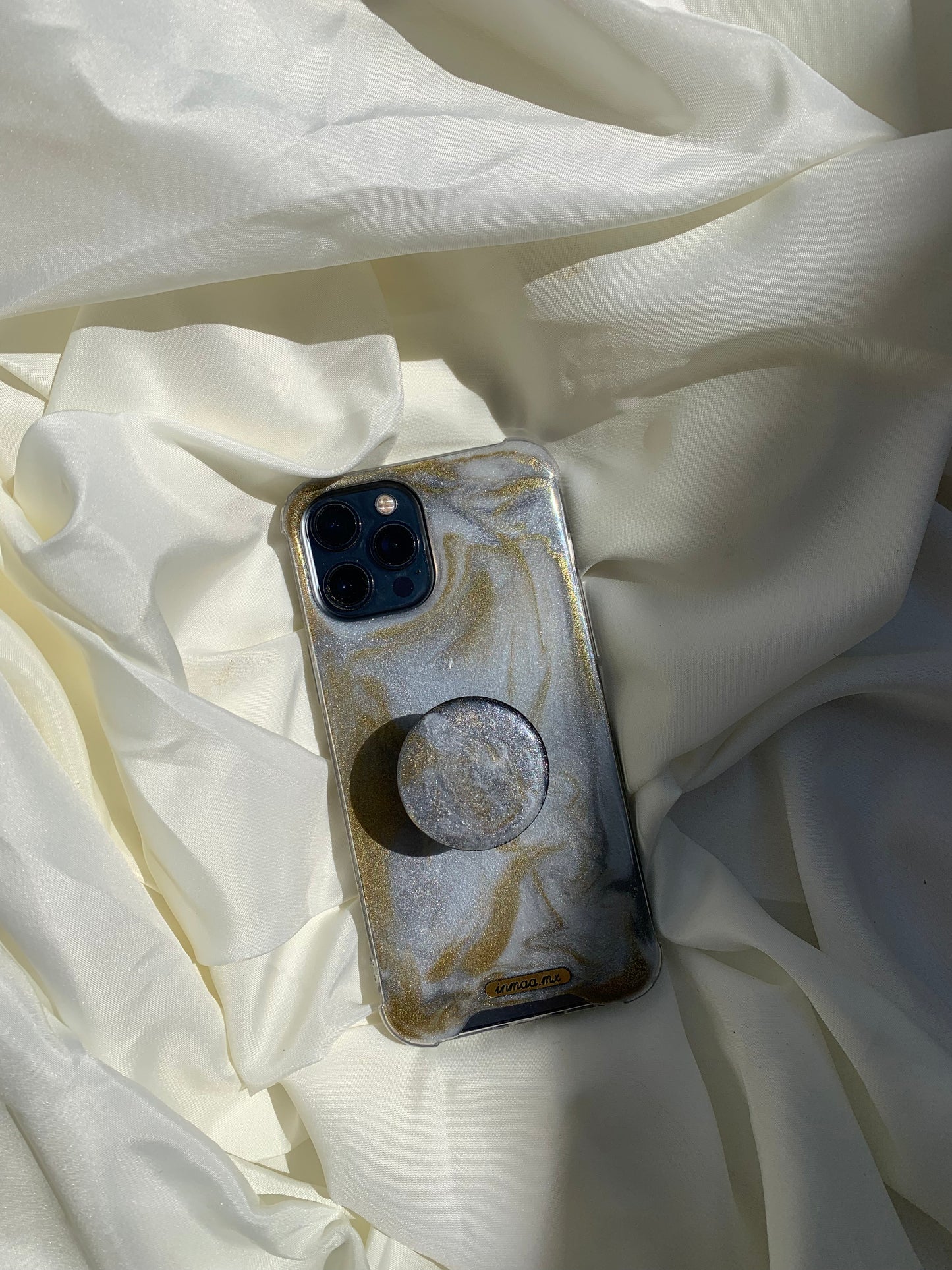 CASE MARBLE GOLD iPhone