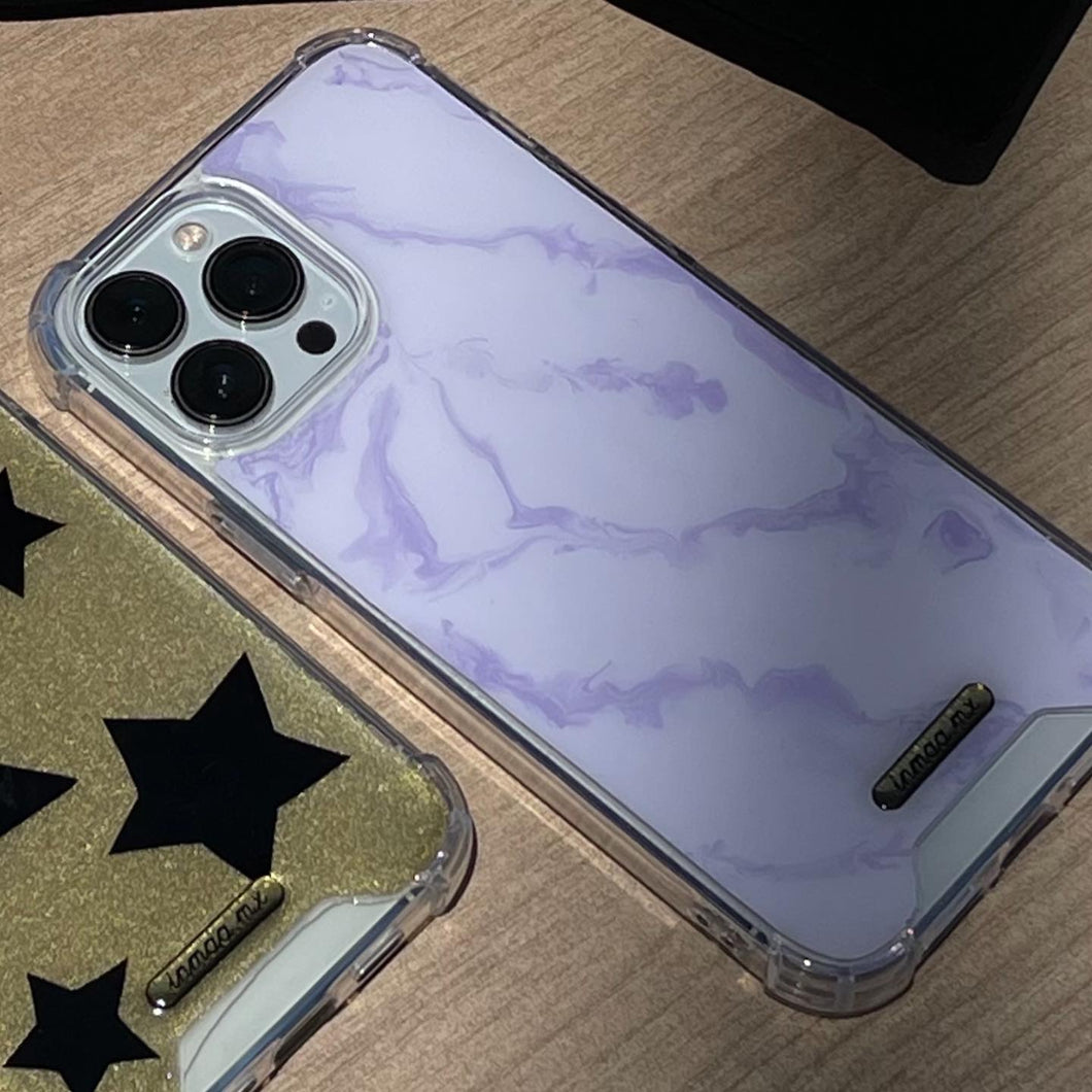 CASE LILAC MARBLE CASE